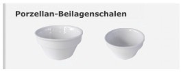 Beilagenschalen aus Porzellan