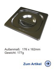 Deckel Gastronorm 1/6