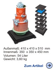 Hochzeitstorten-Baukasten 35 x 35 mit Khlakku
