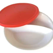 Silikondeckel für Porzellan-Menüteller rund