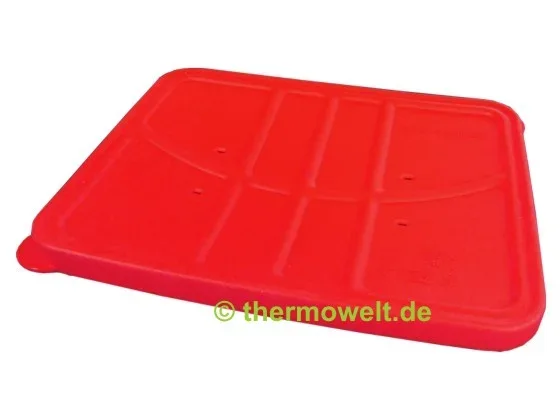 5 x Silikondeckel rechteckig für Menüteller tief