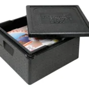 4 x Pizzabox 175mm, schwarz